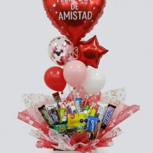 Alternative view of Arreglo de Dulces Premium con Globos y Base Multiusos